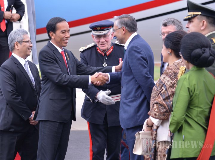 Presiden Jokowi Tiba di London