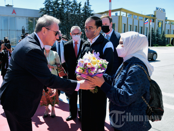 Presiden Jokowi Tiba di Rusia