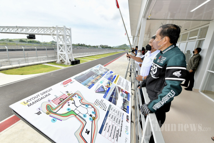 Presiden Jokowi Tinjau Infrastruktur untuk MotoGP