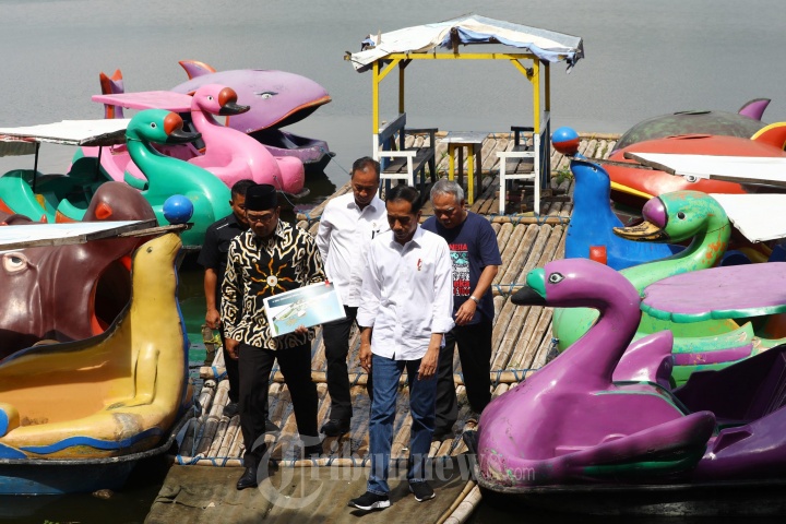 Presiden Jokowi Tinjau Kawasan Wisata Situ Bagendit Garut