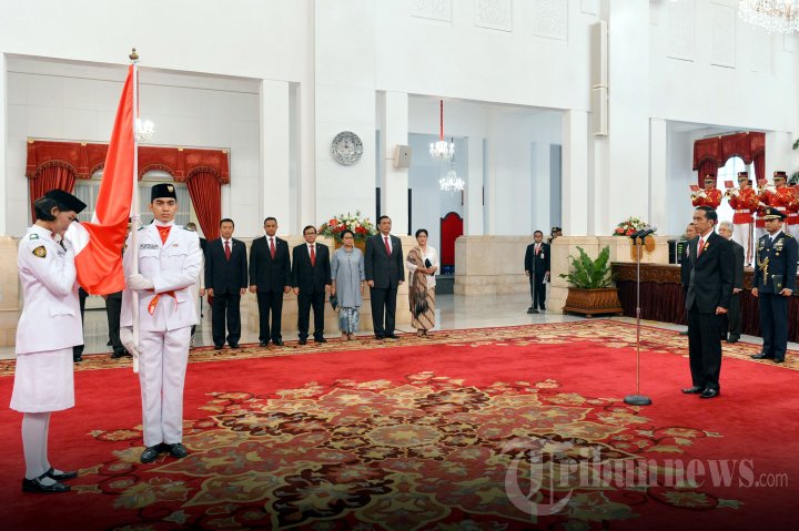 Presiden Kukuhkan Anggota Paskibraka