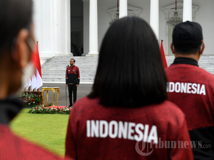 Presiden Lepas Kontingen Atlet SEA Games 2021