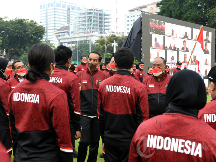 Presiden Lepas Kontingen Atlet SEA Games 2021