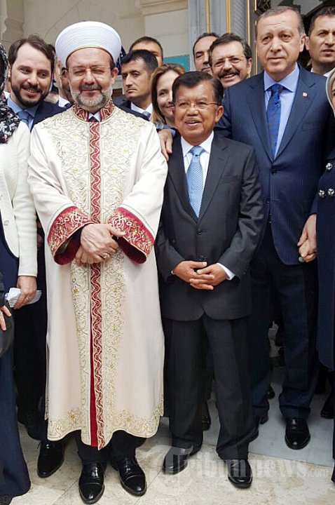 Presiden Turki dan Wapres JK Resmikan Islamic Center Turki