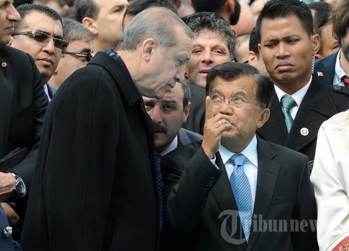 Presiden Turki dan Wapres JK Resmikan Islamic Center Turki