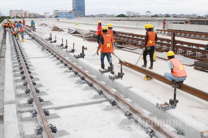 Progres Pembangunan Depo LRT