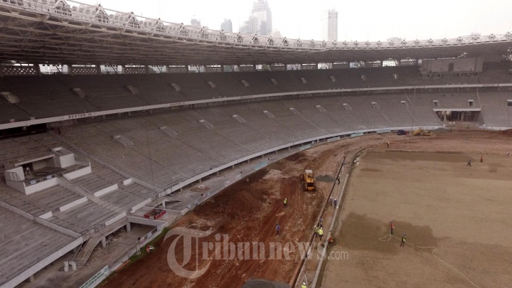 Progres Renovasi Stadion Gelora Bung Karno Senayan