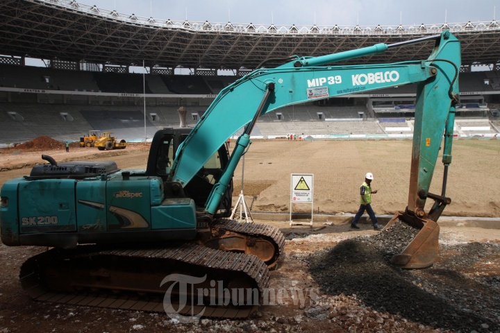 Progres Renovasi Stadion Gelora Bung Karno Senayan