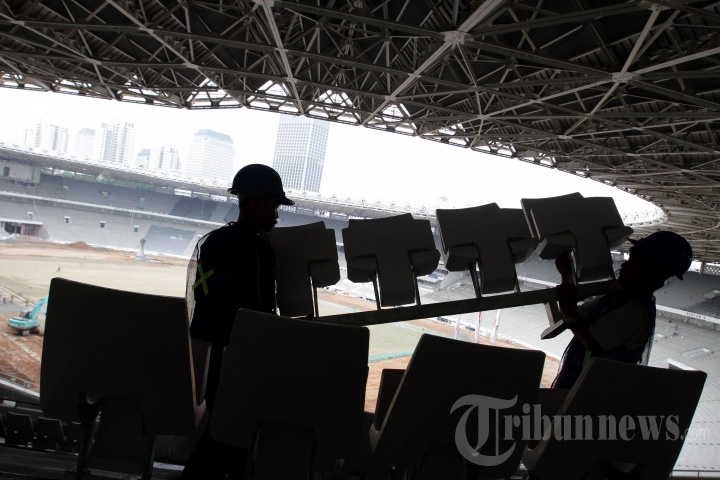Progres Renovasi Stadion Gelora Bung Karno Senayan
