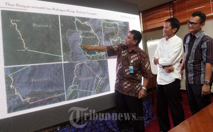 Proyek Palapa Ring Paket Tengah di Bangun Pandawa Lima
