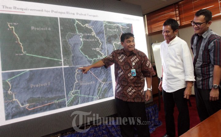 Proyek Palapa Ring Paket Tengah di Bangun Pandawa Lima