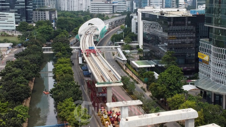 Proyek Pembangunan LRT Tetap Berjalan Saat PSBB