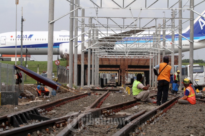 Proyek Pembangunan Rel Kereta Api Bandara Soekarno-Hatta
