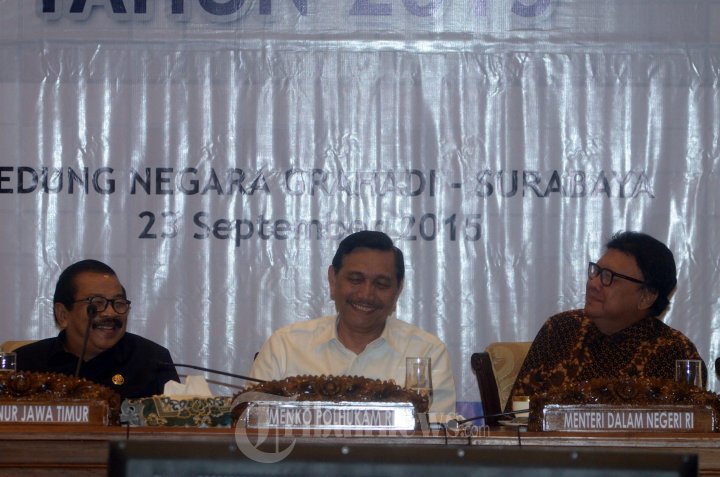 Rakor 3 Menteri Bahas Penyerapan Anggaran Pemprov Jatim