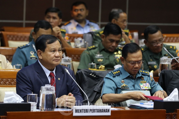 Rapat Komisi I DPR Dengan Kementerian Pertahanan