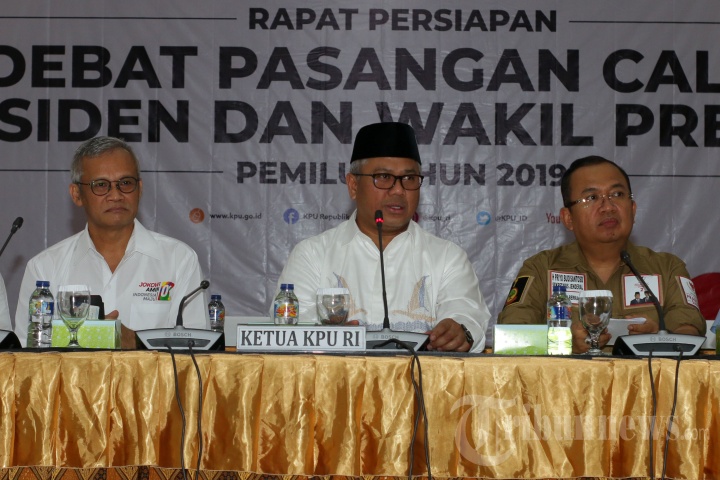 Rapat Persiapan Debat Pasangan Capres Cawapres
