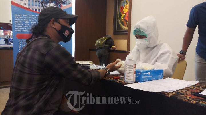 Rapit Test Peserta Rekapitulasi Perhitungan Pilkada Tangsel 2020