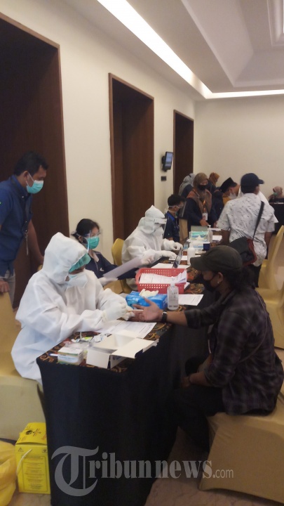 Rapit Test Peserta Rekapitulasi Perhitungan Pilkada Tangsel 2020