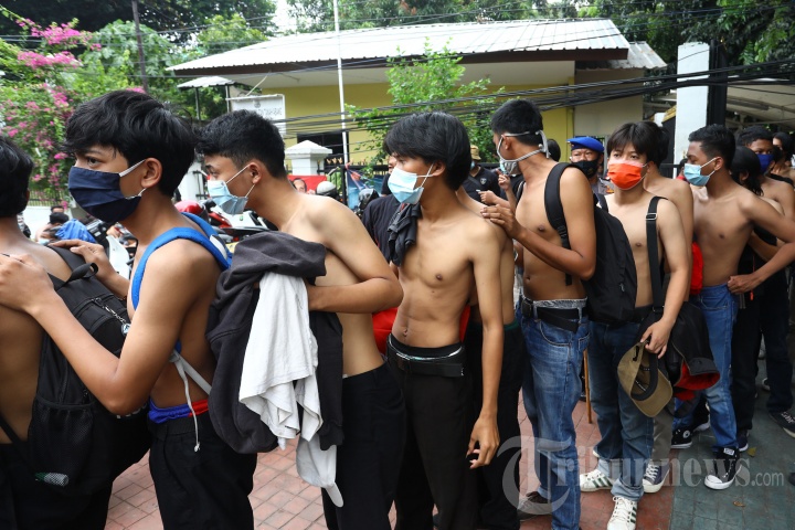 Ratusan Pemuda Diamankan Polisi saat Akan Berunjuk Rasa