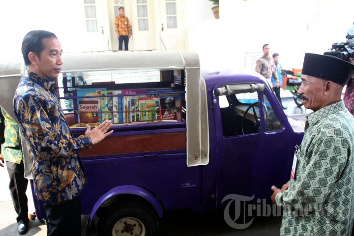Rayakan Hardiknas, Jokowi Temui Pegiat Literasi Inspiratif