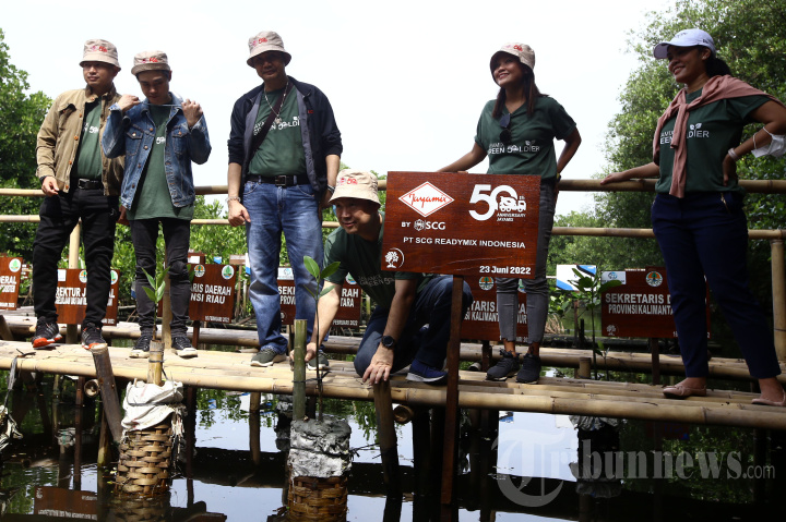 Rayakan HUT Ke-50, Jayamix by SCG Tanam 1.972 Mangrove