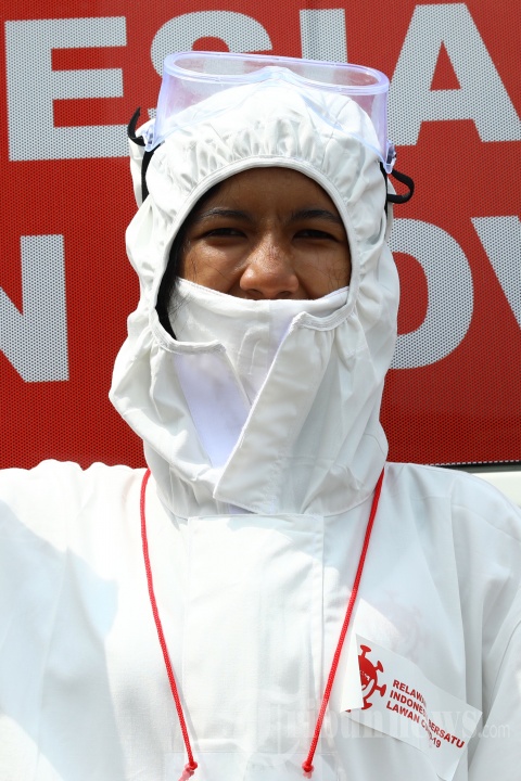 Relawan Indonesia Bersatu Lawan Covid-19 Denna Pungki