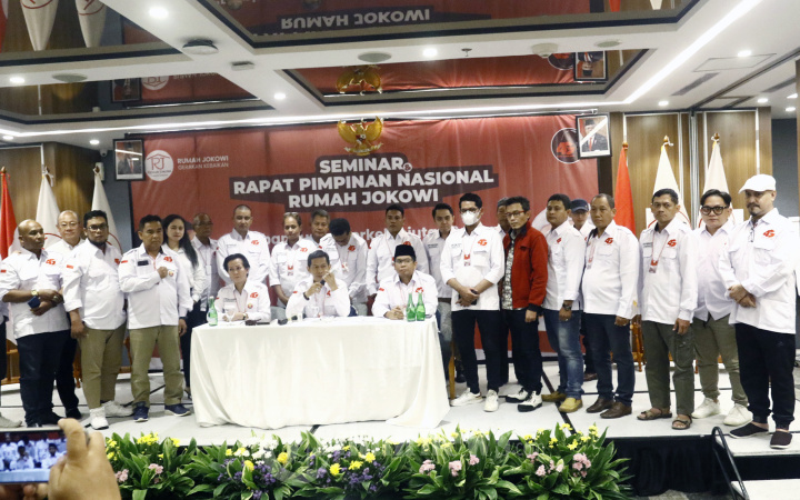 Relawan Rumah Jokowi Deklarasi Dukung Ganjar