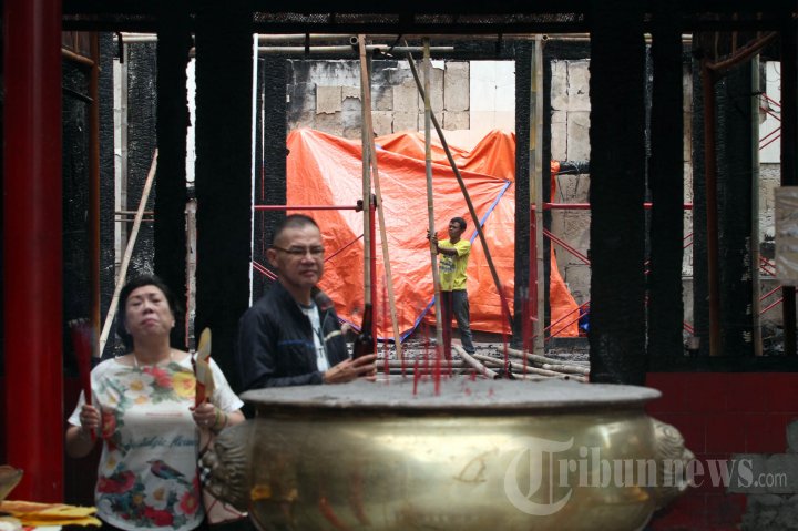 Renovasi Vihara Dharma Bhakti Jelang Imlek