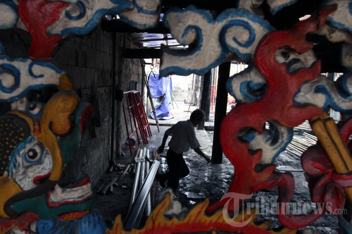 Renovasi Vihara Dharma Bhakti Jelang Imlek
