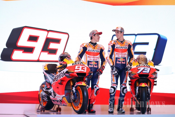 Repsol Honda Perkenalkan Marquez Bersaudara Sebagai Pebalapnya untuk MotoGP 2020