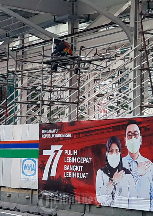 Revitalisasi Halte Bundaran HI Terus Dikebut