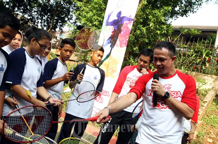 Rexy Meinaky dan Hendra Setiawan di Acara Indonesia Segar