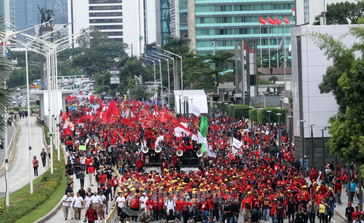 Ribuan Buruh Peringati Hari Buruh Internasional