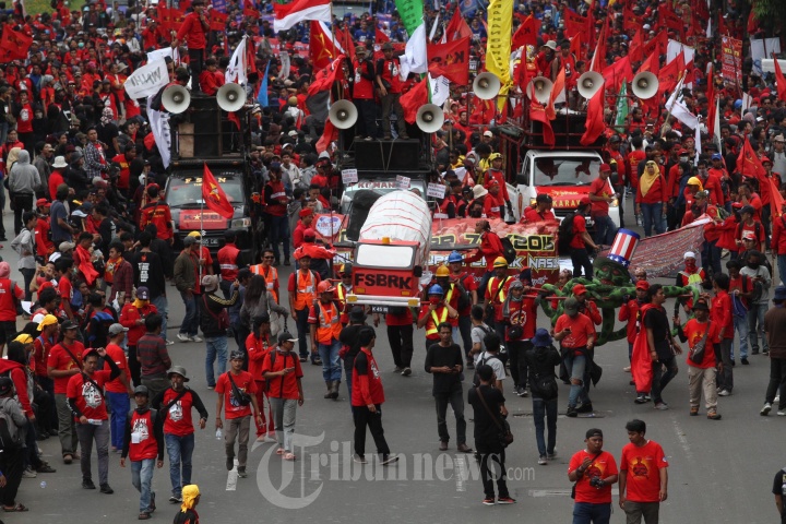 Ribuan Buruh Peringati Hari Buruh Internasional