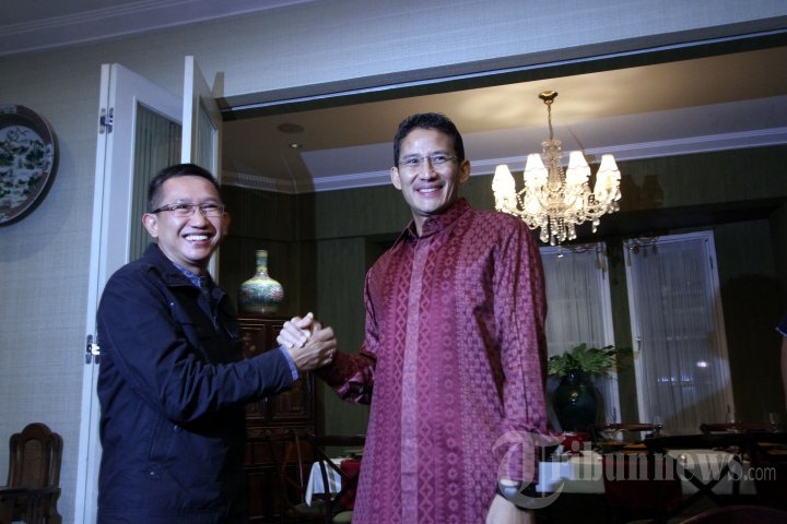 Ridwan Kamil Temui Sandiaga Uno