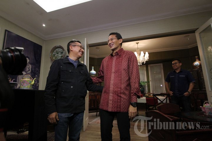 Ridwan Kamil Temui Sandiaga Uno