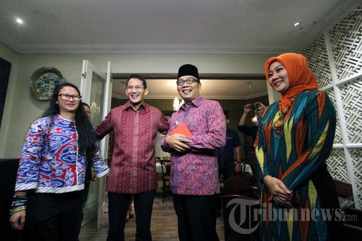 Ridwan Kamil Temui Sandiaga Uno