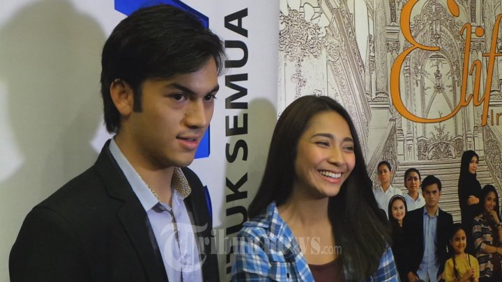 Rizky Nazar dan Aktris Dinda Kirana Pamain Sinetron Elif