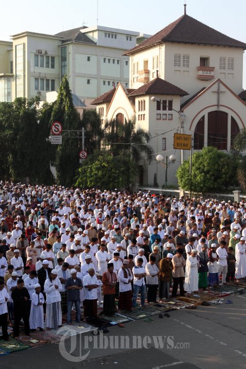Salat Idul Adha 1437 H Di Jalan Jatinegara