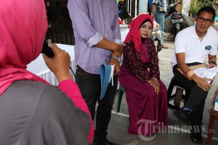 Sandiaga Uno Berdialog Dengan Warga Johar Baru