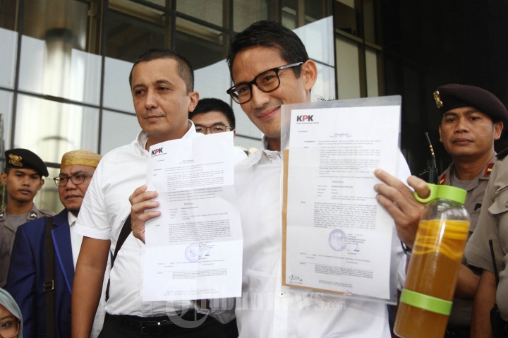 Sandiaga Uno Diperiksa KPK