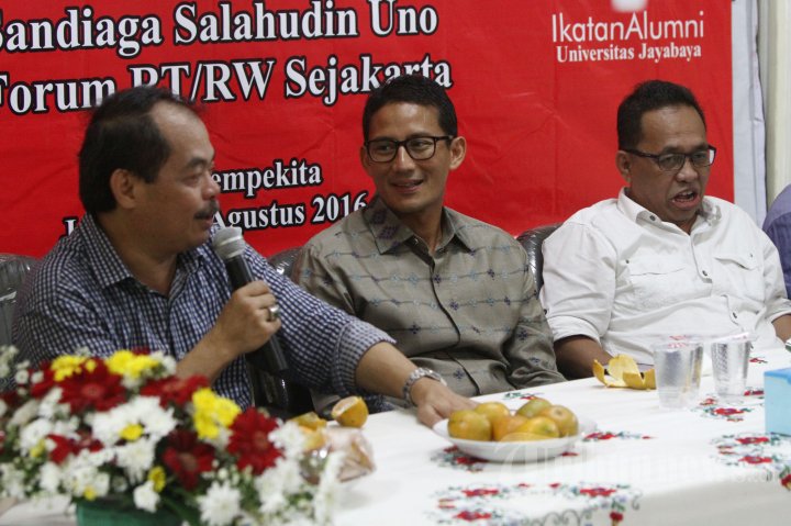 Sandiaga Uno Diskusi Ahok Harus Dilawan dan Dikalahkan