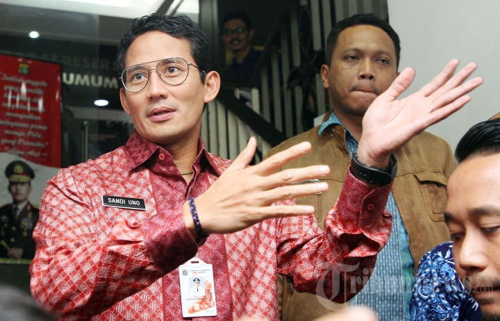 Sandiaga Uno Jalani Pemeriksaan Penyidik