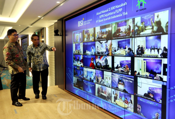 Seremoni Akad Massal 2.500 Nasabah KPR Sejahtera FLPP BSI