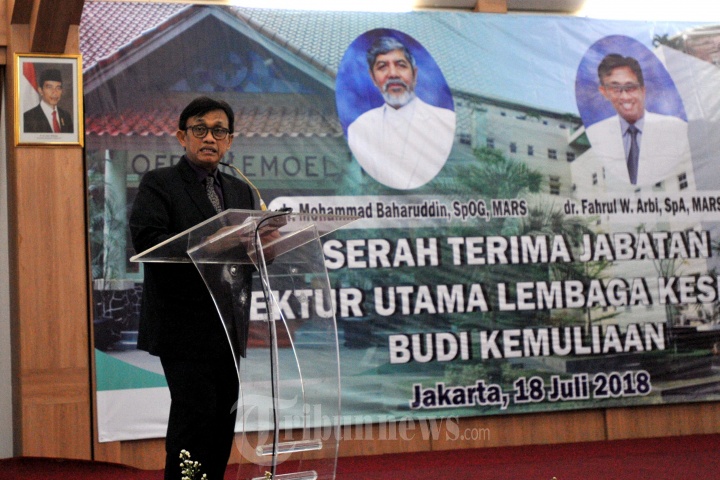 Sertijab Direktur Lembaga Kesehatan Budi Kemuliaan