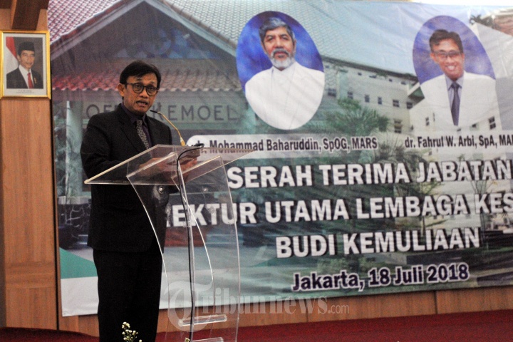 Sertijab Direktur Lembaga Kesehatan Budi Kemuliaan