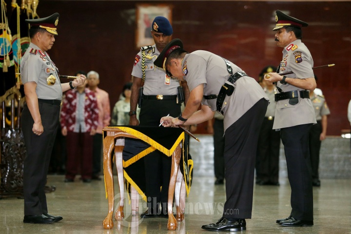 Sertijab Kapolda Kalteng Oleh Kapolri