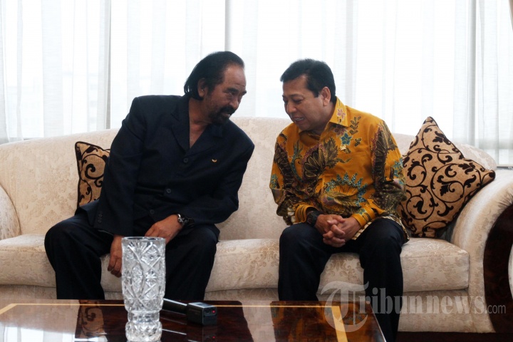 Setya Novanto Hari Ini Temui Surya Paloh