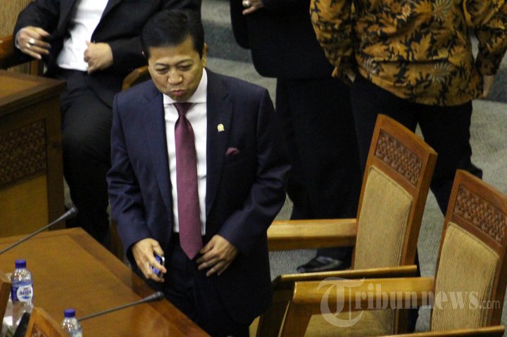 Setya Novanto Hadiri Rapat Paripurna