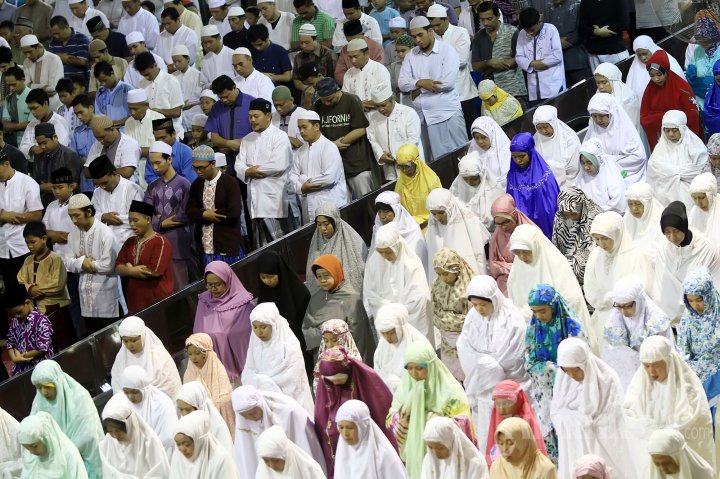 Shalat Gerhana Matahari di Istiqlal